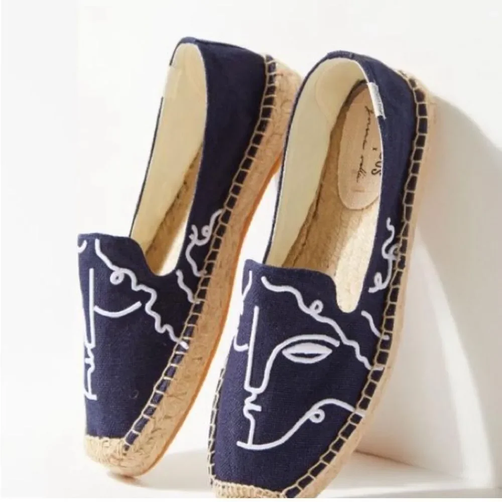 Soludos X Garance Vallee Visage Smoking Slipper